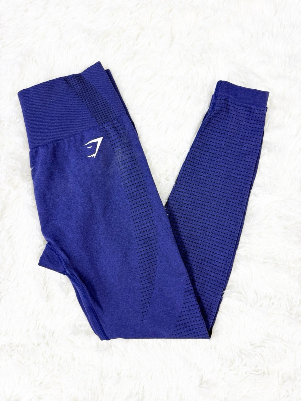 Gymshark Seamless Leggings Size Medium Purple High Rise Workout 26” Inseam